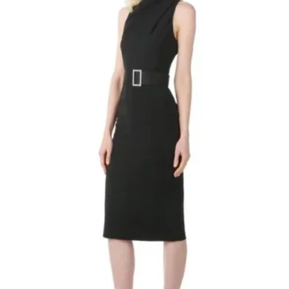JAYGODFREY Nellie NWT Belted Little Black Dress size 6 or 8